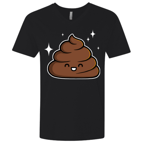 T-Shirts Black / X-Small Cutie Poop Men's Premium V-Neck