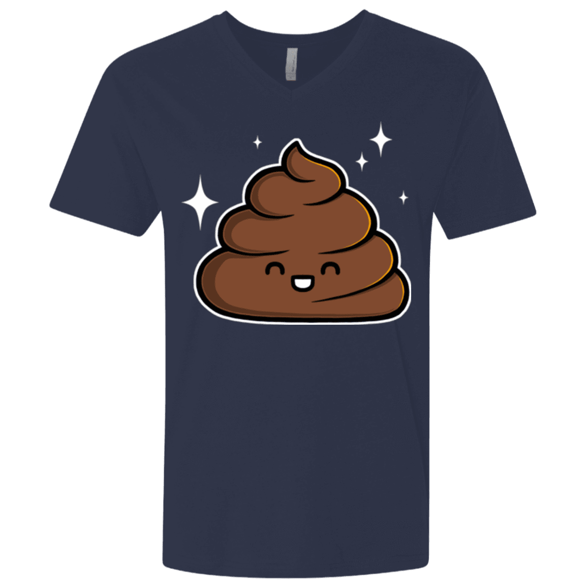 T-Shirts Midnight Navy / X-Small Cutie Poop Men's Premium V-Neck