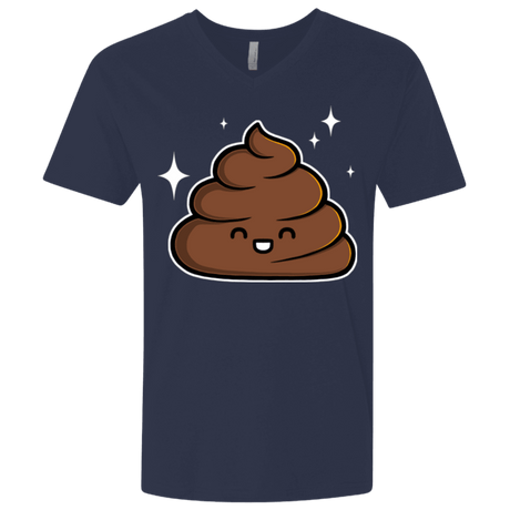 T-Shirts Midnight Navy / X-Small Cutie Poop Men's Premium V-Neck