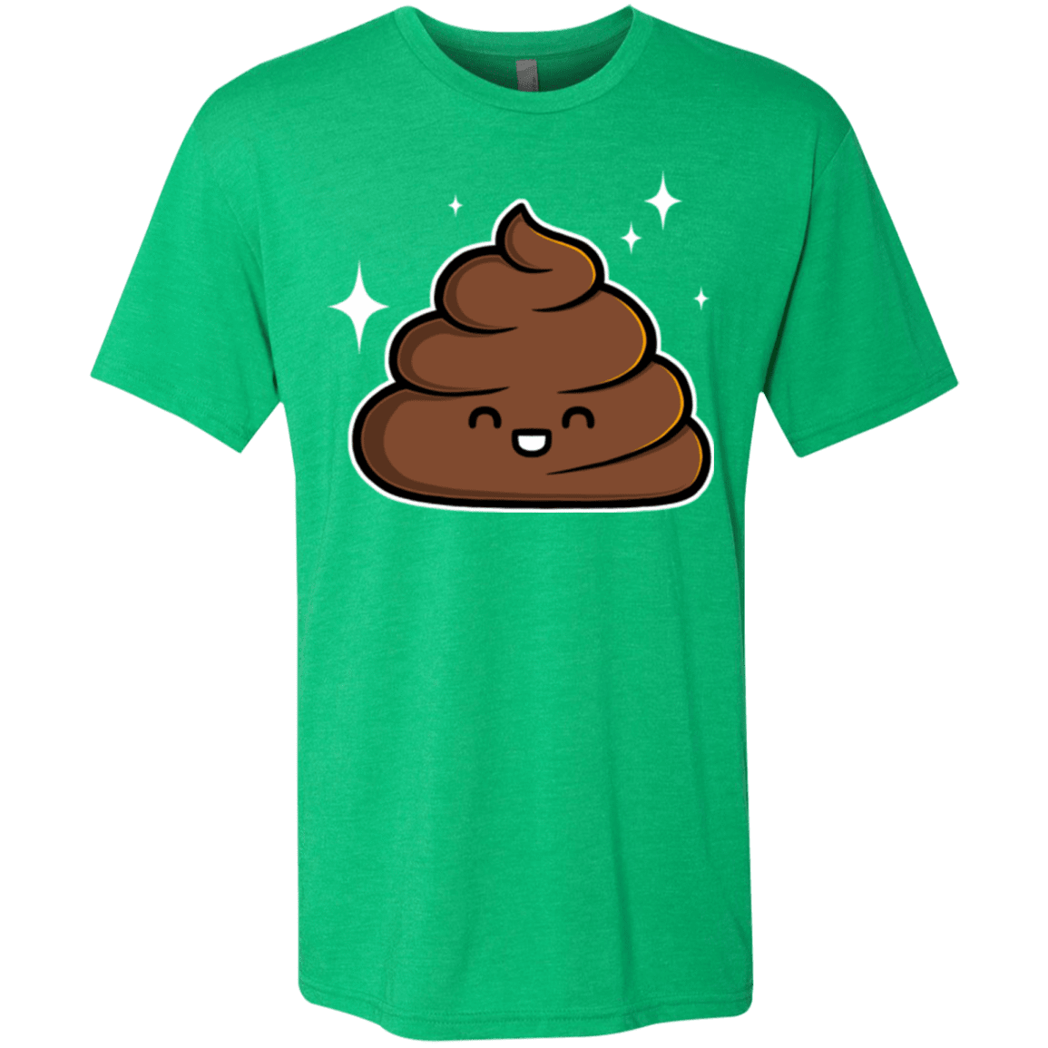 T-Shirts Envy / Small Cutie Poop Men's Triblend T-Shirt