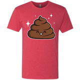 T-Shirts Vintage Red / Small Cutie Poop Men's Triblend T-Shirt