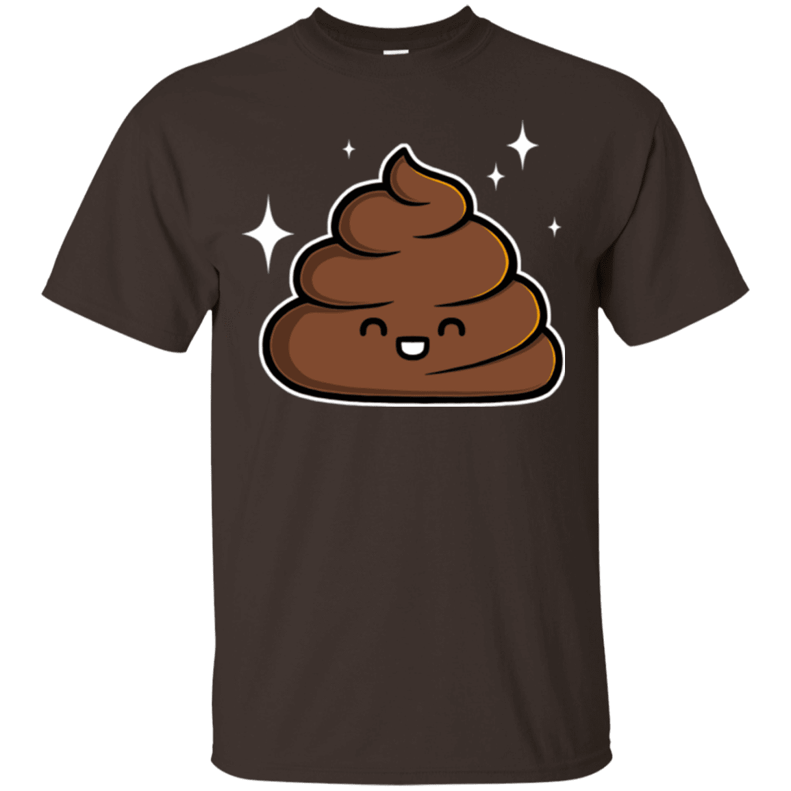 T-Shirts Dark Chocolate / Small Cutie Poop T-Shirt