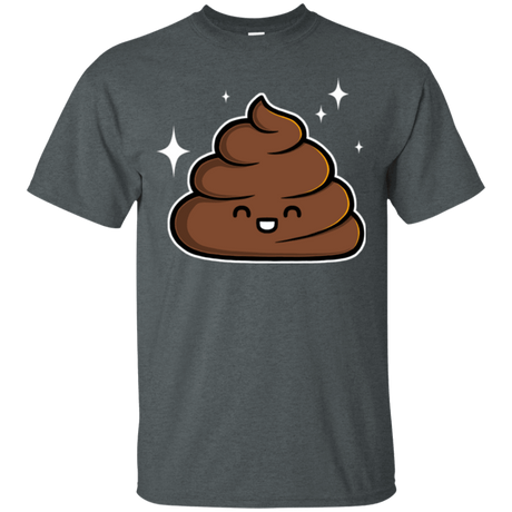 T-Shirts Dark Heather / Small Cutie Poop T-Shirt