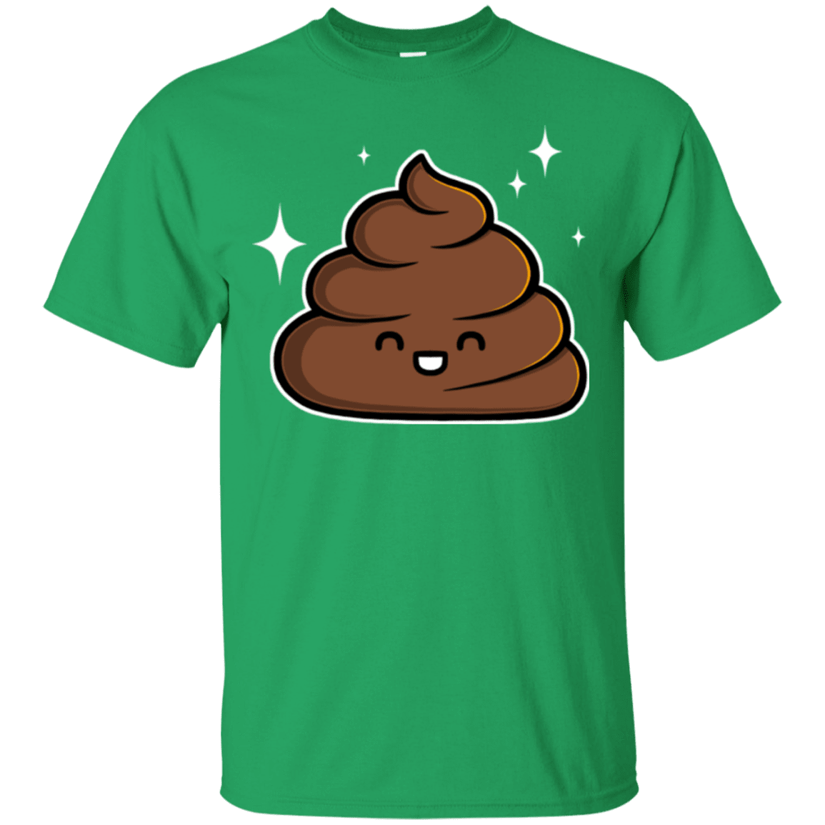 T-Shirts Irish Green / Small Cutie Poop T-Shirt