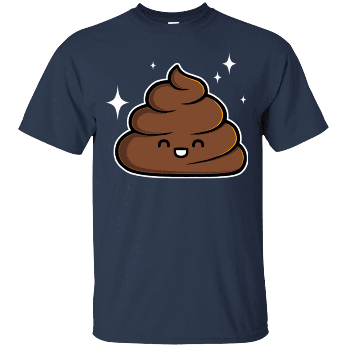 T-Shirts Navy / Small Cutie Poop T-Shirt