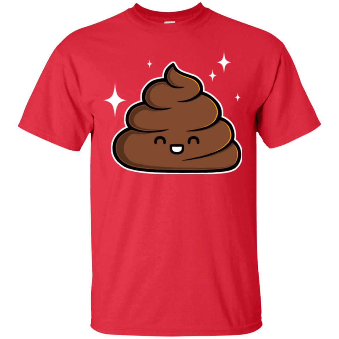 T-Shirts Red / Small Cutie Poop T-Shirt