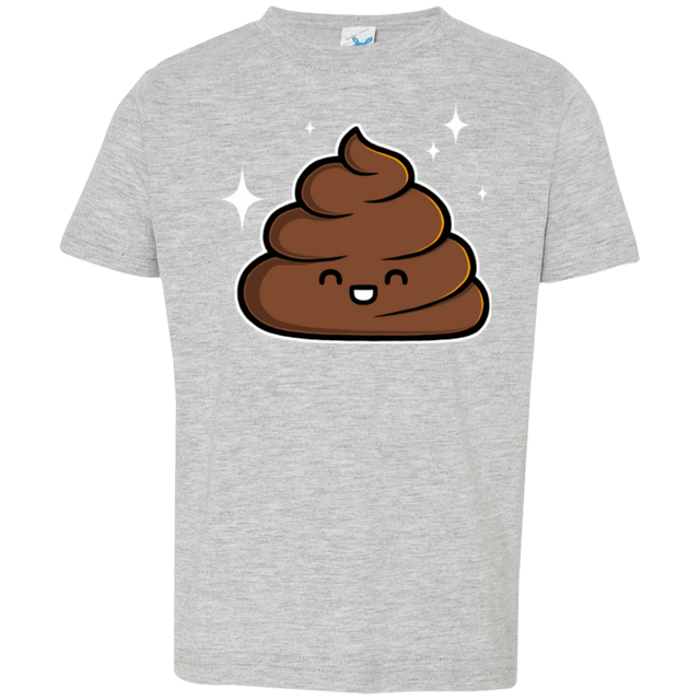 T-Shirts Heather / 2T Cutie Poop Toddler Premium T-Shirt