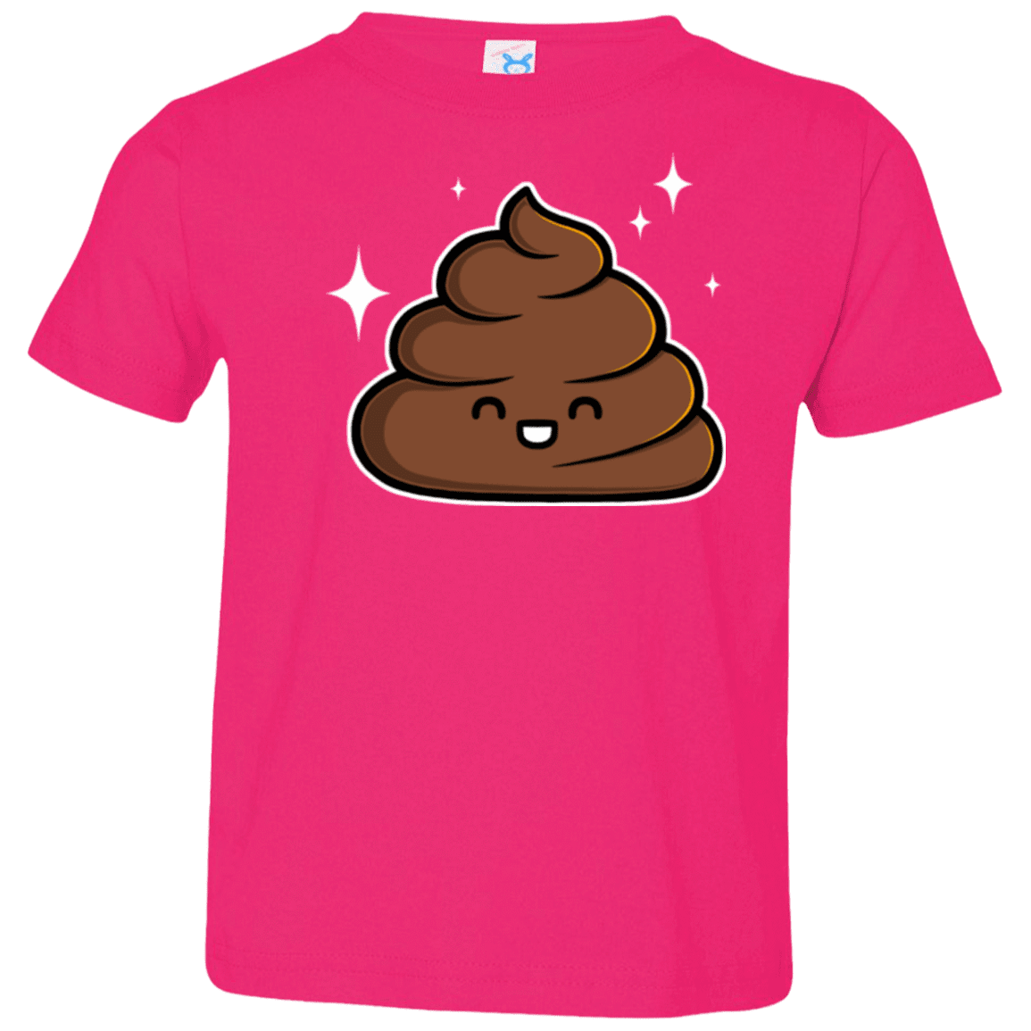 T-Shirts Hot Pink / 2T Cutie Poop Toddler Premium T-Shirt