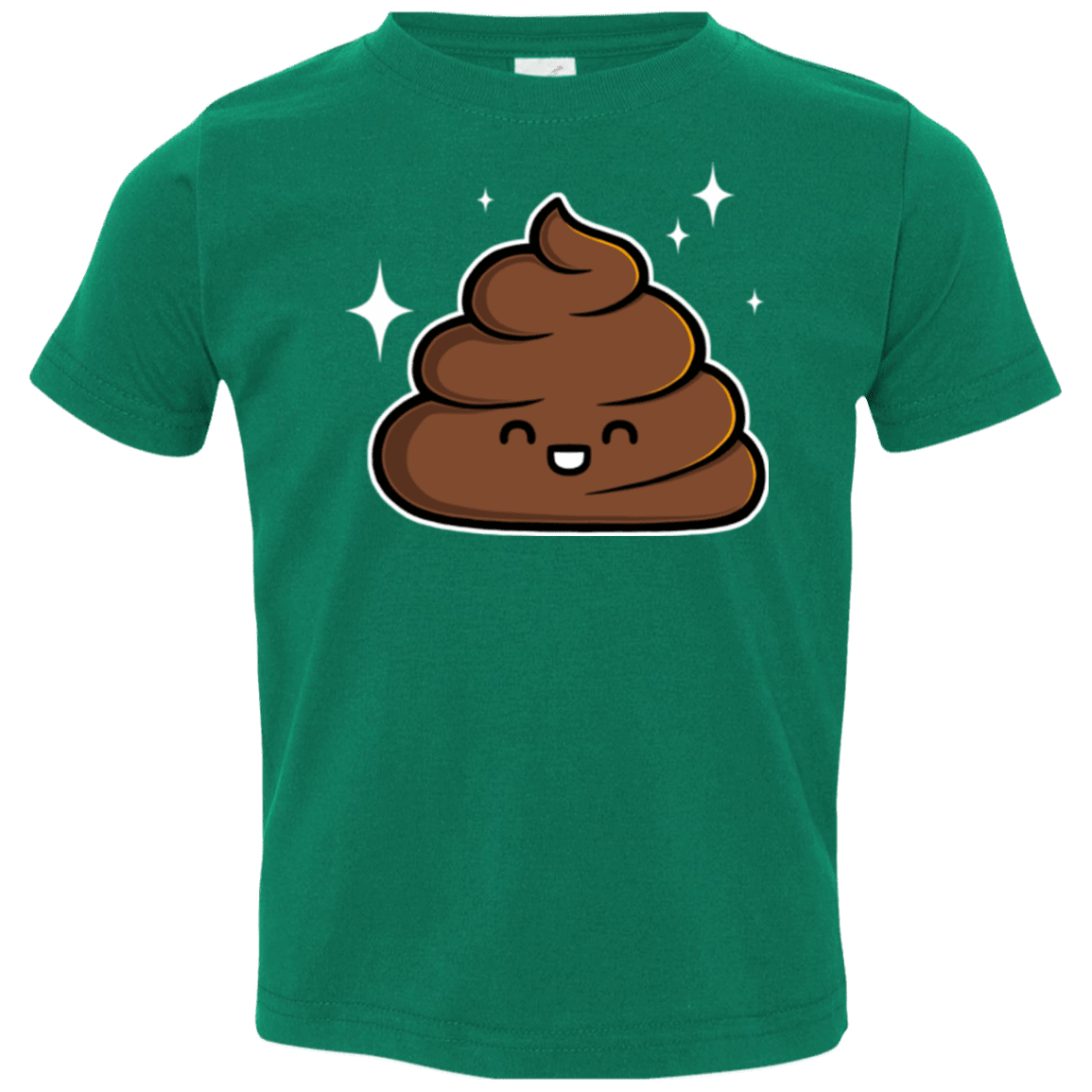 T-Shirts Kelly / 2T Cutie Poop Toddler Premium T-Shirt