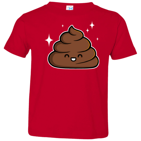 T-Shirts Red / 2T Cutie Poop Toddler Premium T-Shirt