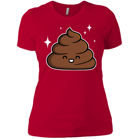 T-Shirts Red / X-Small Cutie Poop Women's Premium T-Shirt
