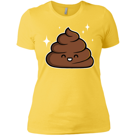 T-Shirts Vibrant Yellow / X-Small Cutie Poop Women's Premium T-Shirt