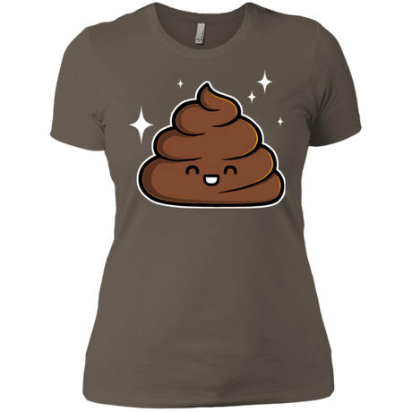 T-Shirts Warm Grey / X-Small Cutie Poop Women's Premium T-Shirt