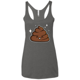 T-Shirts Premium Heather / X-Small Cutie Poop Women's Triblend Racerback Tank