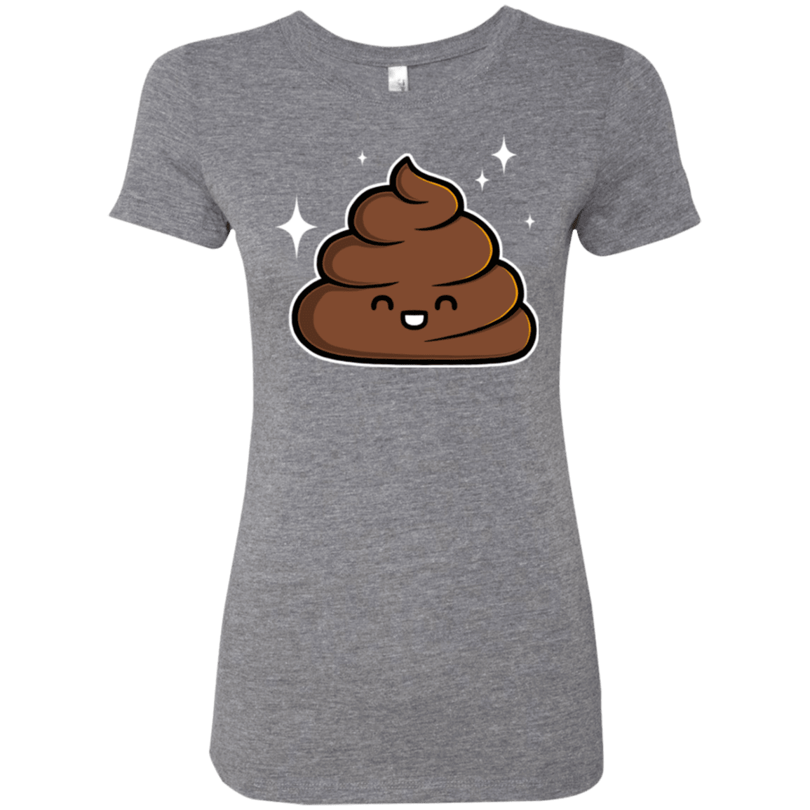 T-Shirts Premium Heather / Small Cutie Poop Women's Triblend T-Shirt