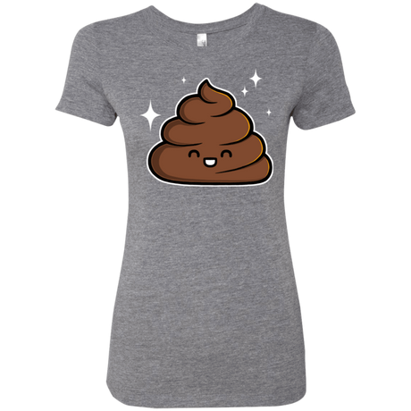 T-Shirts Premium Heather / Small Cutie Poop Women's Triblend T-Shirt