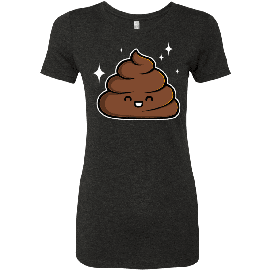 T-Shirts Vintage Black / Small Cutie Poop Women's Triblend T-Shirt