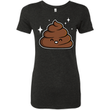 T-Shirts Vintage Black / Small Cutie Poop Women's Triblend T-Shirt