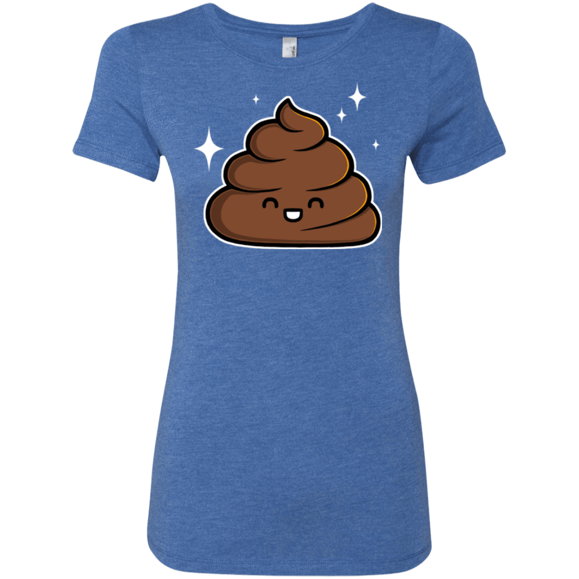 T-Shirts Vintage Royal / Small Cutie Poop Women's Triblend T-Shirt