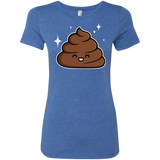 T-Shirts Vintage Royal / Small Cutie Poop Women's Triblend T-Shirt