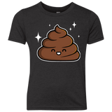 T-Shirts Vintage Black / YXS Cutie Poop Youth Triblend T-Shirt