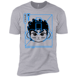 T-Shirts Heather Grey / YXS Cyber Helmet Rokkuman Boys Premium T-Shirt
