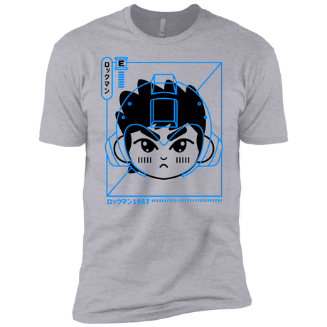 T-Shirts Heather Grey / YXS Cyber Helmet Rokkuman Boys Premium T-Shirt
