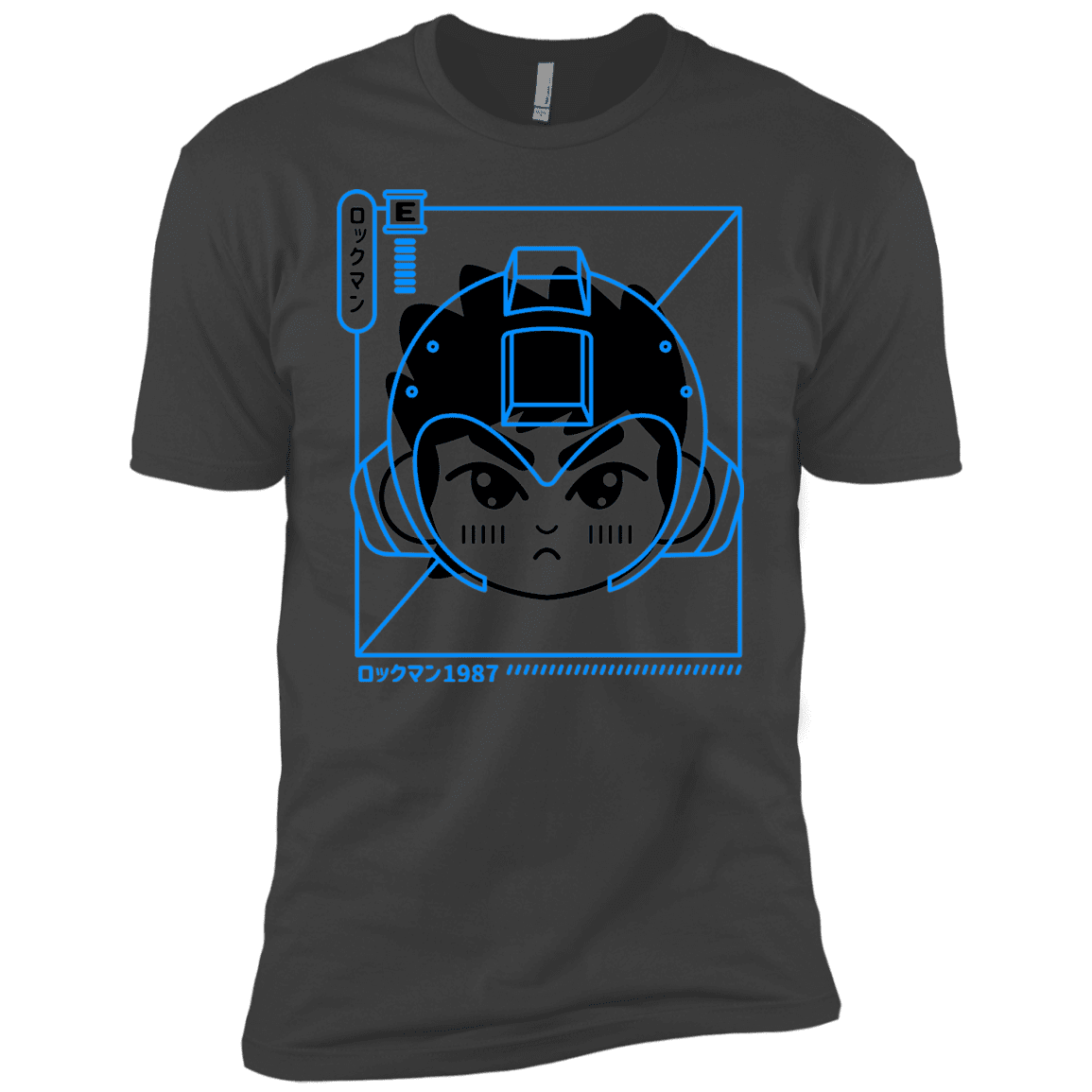 T-Shirts Heavy Metal / YXS Cyber Helmet Rokkuman Boys Premium T-Shirt