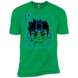 T-Shirts Kelly Green / YXS Cyber Helmet Rokkuman Boys Premium T-Shirt