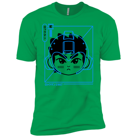 T-Shirts Kelly Green / YXS Cyber Helmet Rokkuman Boys Premium T-Shirt