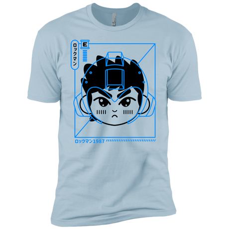 T-Shirts Light Blue / YXS Cyber Helmet Rokkuman Boys Premium T-Shirt