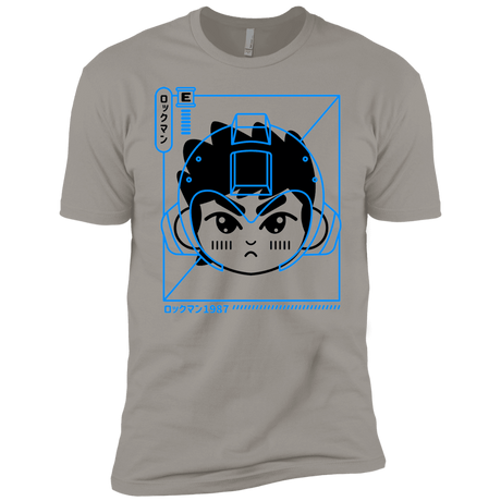 T-Shirts Light Grey / YXS Cyber Helmet Rokkuman Boys Premium T-Shirt