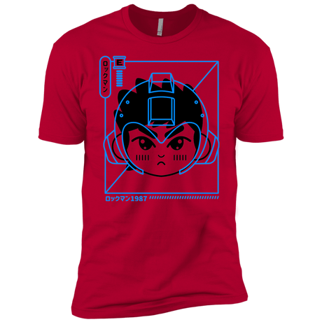 T-Shirts Red / YXS Cyber Helmet Rokkuman Boys Premium T-Shirt