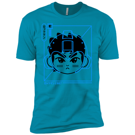 T-Shirts Turquoise / YXS Cyber Helmet Rokkuman Boys Premium T-Shirt