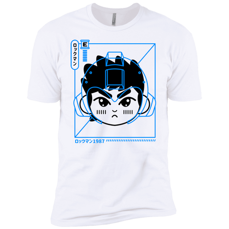 T-Shirts White / YXS Cyber Helmet Rokkuman Boys Premium T-Shirt