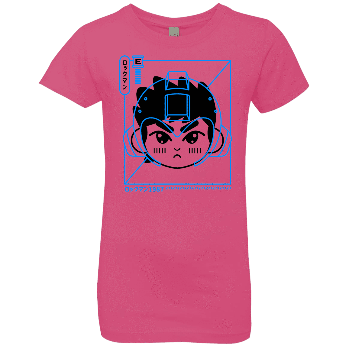 T-Shirts Hot Pink / YXS Cyber Helmet Rokkuman Girls Premium T-Shirt