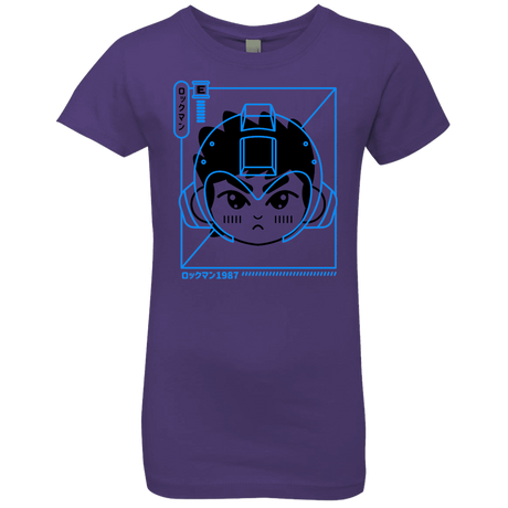 T-Shirts Purple Rush / YXS Cyber Helmet Rokkuman Girls Premium T-Shirt