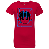 T-Shirts Red / YXS Cyber Helmet Rokkuman Girls Premium T-Shirt