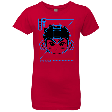 T-Shirts Red / YXS Cyber Helmet Rokkuman Girls Premium T-Shirt