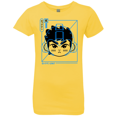 T-Shirts Vibrant Yellow / YXS Cyber Helmet Rokkuman Girls Premium T-Shirt