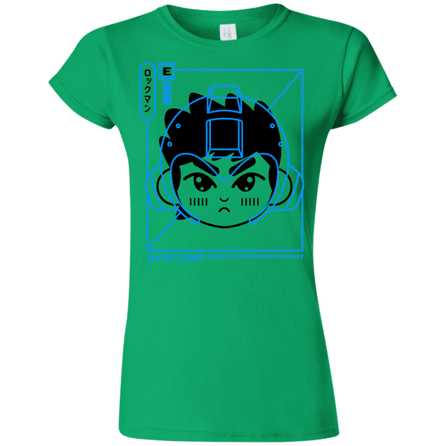 T-Shirts Irish Green / S Cyber Helmet Rokkuman Junior Slimmer-Fit T-Shirt