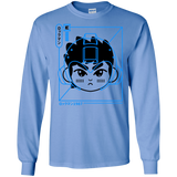 T-Shirts Carolina Blue / S Cyber Helmet Rokkuman Men's Long Sleeve T-Shirt