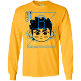 T-Shirts Gold / S Cyber Helmet Rokkuman Men's Long Sleeve T-Shirt