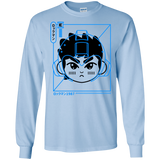 T-Shirts Light Blue / S Cyber Helmet Rokkuman Men's Long Sleeve T-Shirt