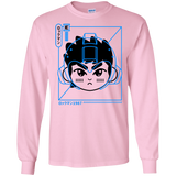 T-Shirts Light Pink / S Cyber Helmet Rokkuman Men's Long Sleeve T-Shirt