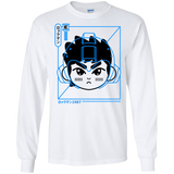 T-Shirts White / S Cyber Helmet Rokkuman Men's Long Sleeve T-Shirt