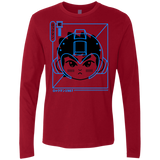 T-Shirts Cardinal / S Cyber Helmet Rokkuman Men's Premium Long Sleeve