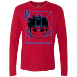 T-Shirts Red / S Cyber Helmet Rokkuman Men's Premium Long Sleeve