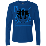 T-Shirts Royal / S Cyber Helmet Rokkuman Men's Premium Long Sleeve
