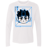 T-Shirts White / S Cyber Helmet Rokkuman Men's Premium Long Sleeve